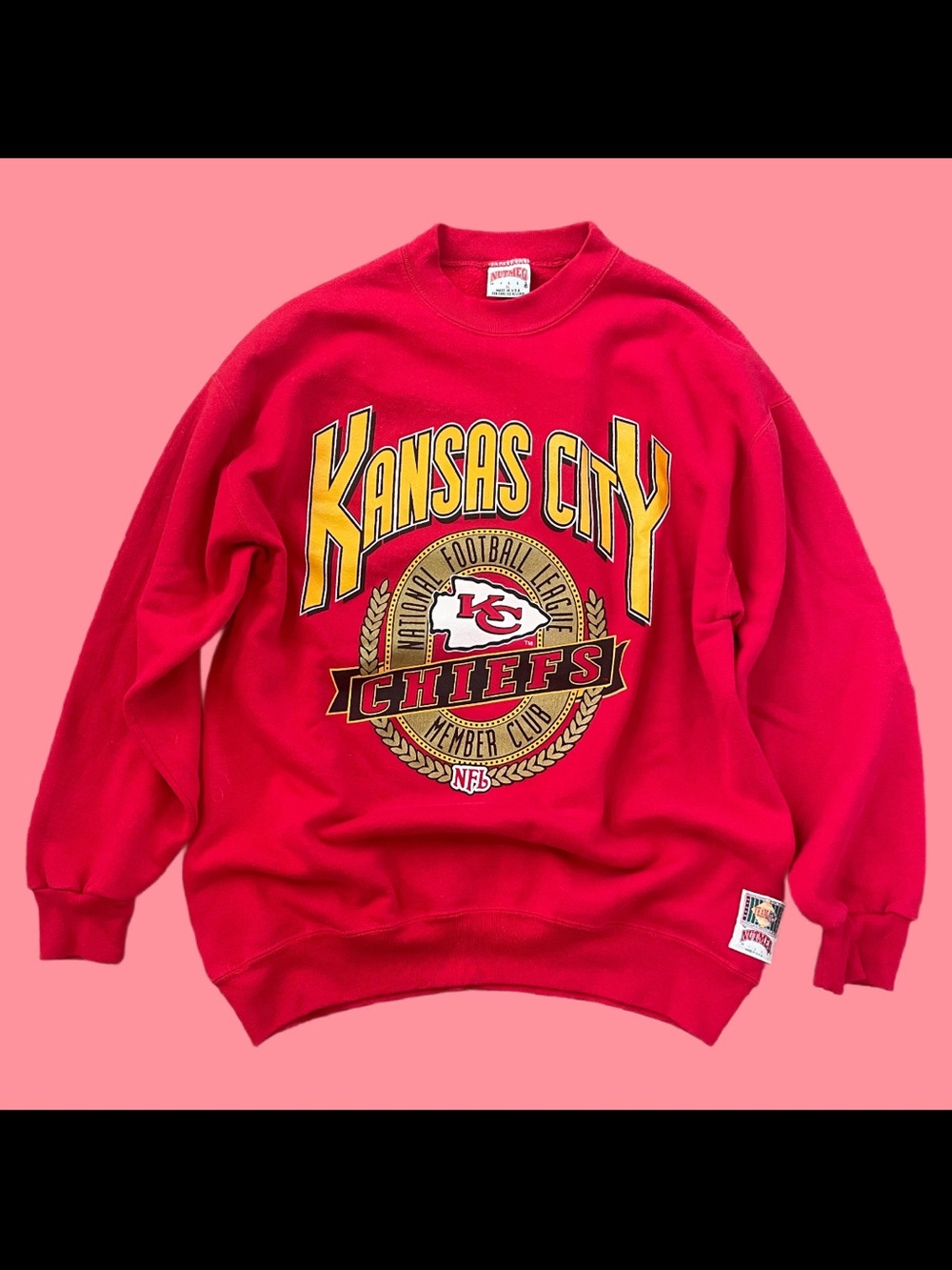 Kansas City Chiefs Red Crewneck Sweatshirt